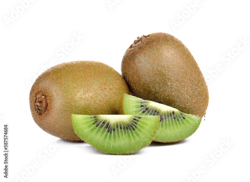 kiwi fruit isolated on transparent png
