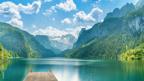A view of beautiful Austrian scenery.