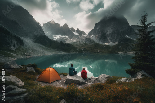 Summer Camping in the Mountains, Generative AI