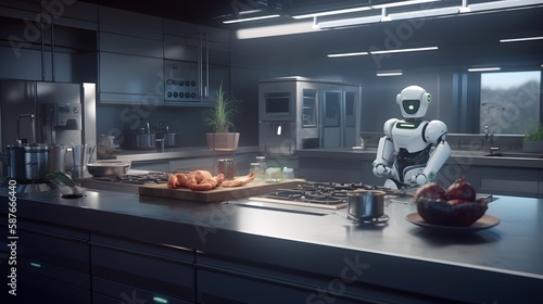 Robot IA in the kitchen