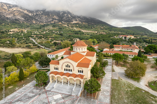 Monastery of Agios Gerasimos on Kefalonia island, Greece