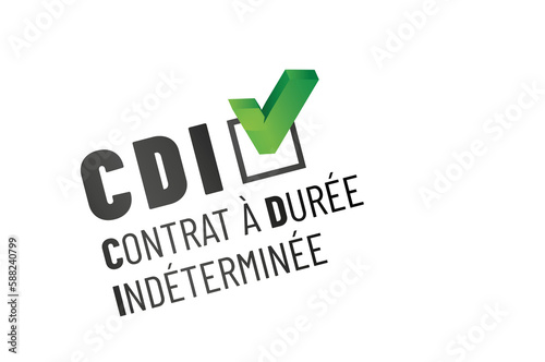 CDI - contrat à durée indéterminée