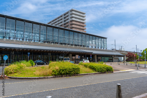 日向市駅の風景