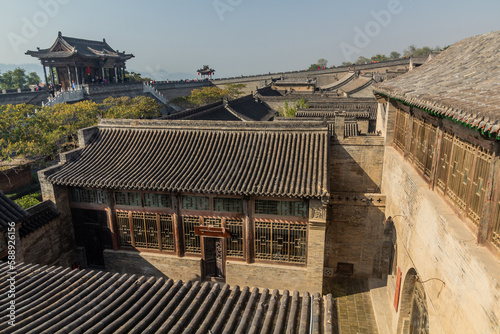 Hongmen castle in Wang Family Courtyard in Lingshi county, China