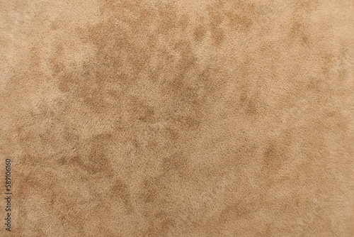 Fabric velour brown background. Fabric for upholstered furniture.