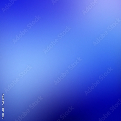 Blue indigo color bright beautiful abstract gradient background with dark and light stains and smooth shadows. Delicate background or template for a greeting card. Copy space.