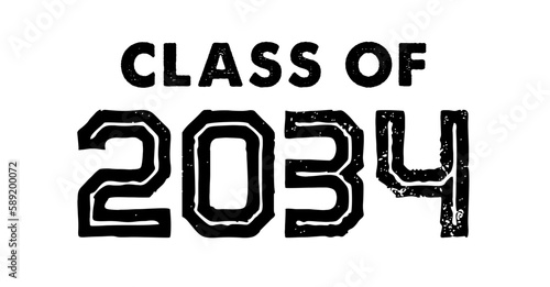 Class Of 2034 Vector, T shirt Design