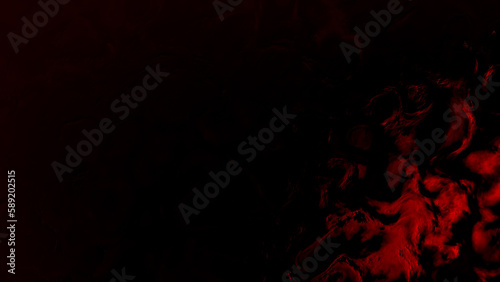 red dark shaded biological lines texture - abstract 3D rendering