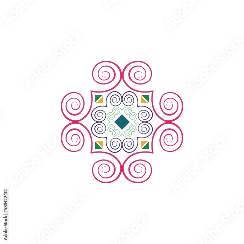 Hmong spiral pattern 