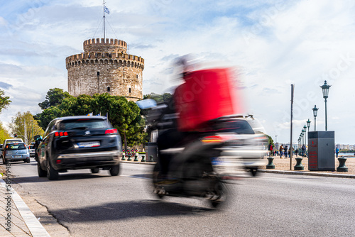 Thessaloniki, Verkehr am weißen Turm
