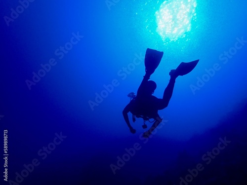 Diver at 15m Egypt 2023