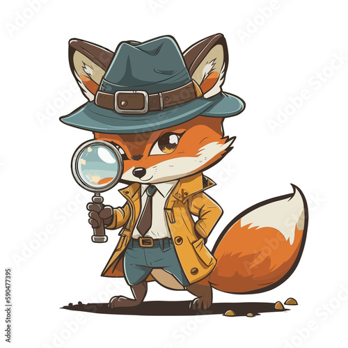 Sly Investigation! Crack the case with this sly fox detective!