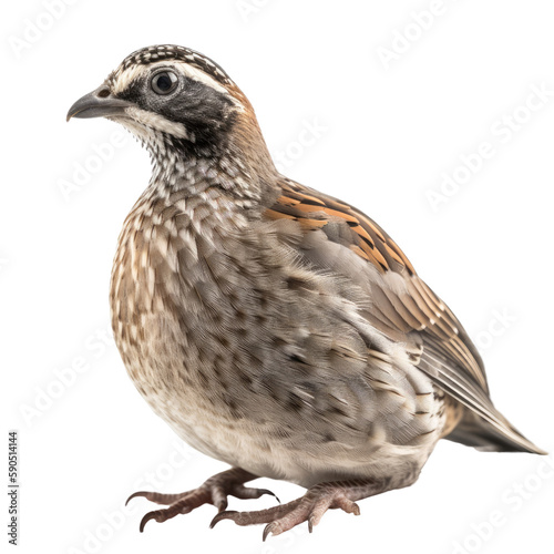 quail isolated on transparent background
