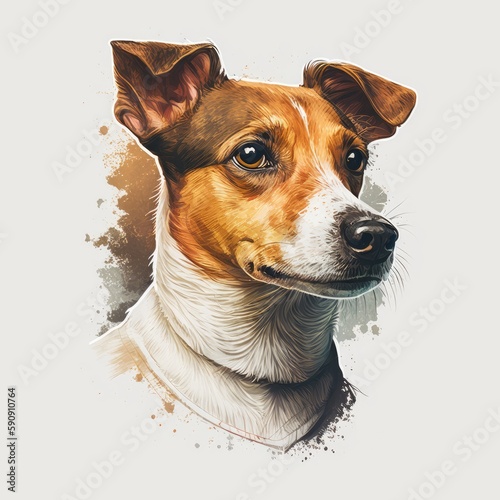 cute jack russell terrier