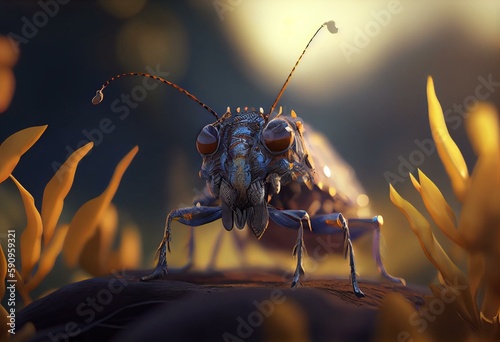 Unreal Engine 5 Brings Hyper-Detailed Fairy Tale Insect to Life with Bokeh and Ultra-Wide Angle - Incredible Insane Details and Intricate DepictioNote: Title is made to fit the 150. Generative AI