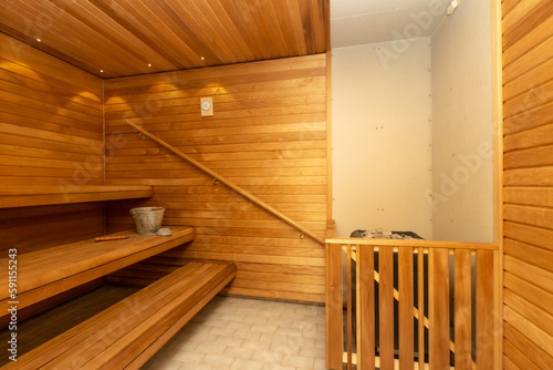 Sauna interior photo - indoor from a house