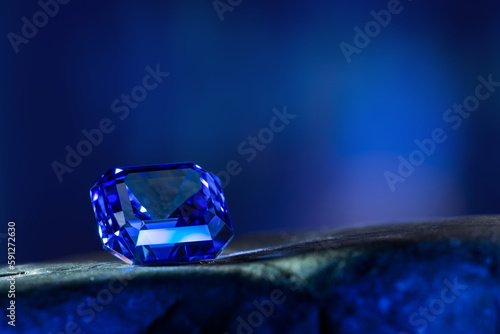 Blue sapphire stone