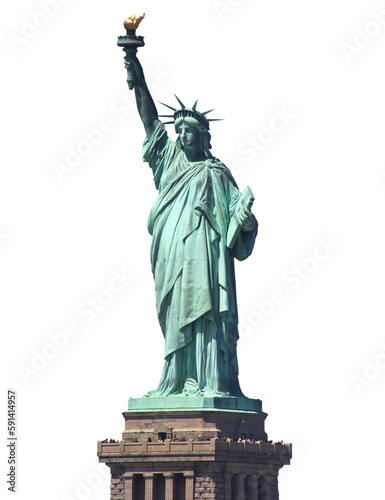 Statue of liberty / Transparent background