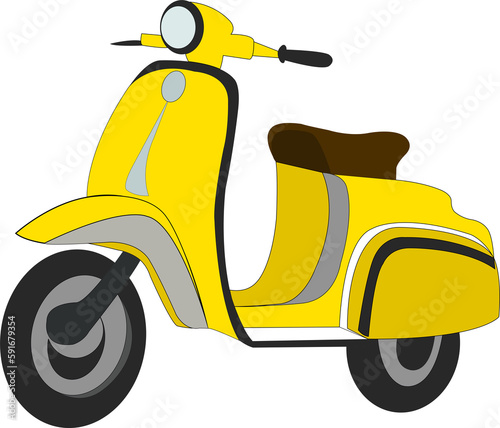 Vespa amarilla