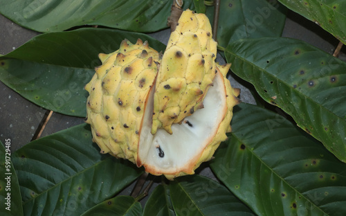 Fruta do conde, condessa ou pinha, fruto das américas central e do sul