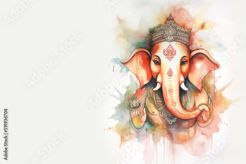 Hindu Deity, Ganesh, Generative AI