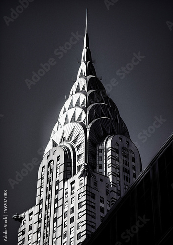 Chrysler Building NYC: Breathtaking Architectural Marvel - generative ai