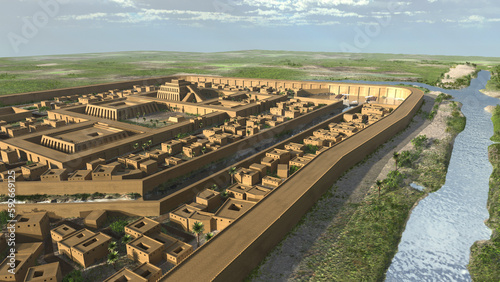 The ancient Sumerian city of Ur