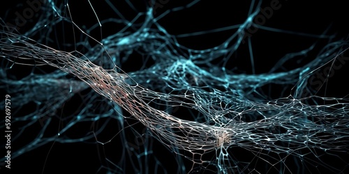 Neural network represented as a collection of interconnected neurons