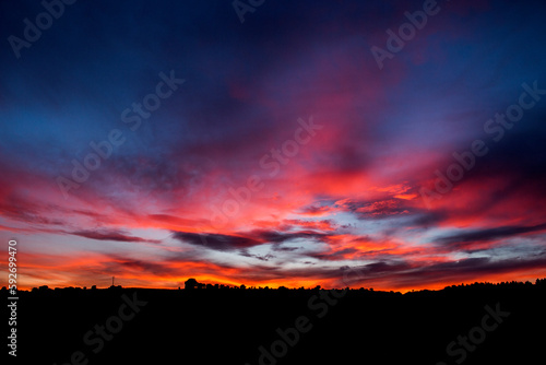 Atardecer colorido