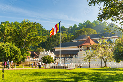 The temple of the tooth in Kandy, Sri Lanka