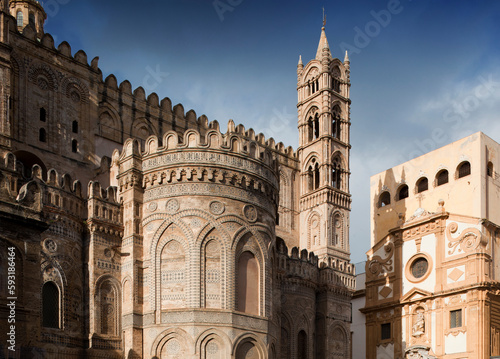 Palermo. Basilica Cattedrale Metropolitana Primaziale della Santa Vergine Maria Assunta, nota semplicemente come Duomo 