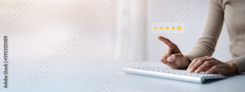 Product or service review ideas from customers, writing reviews from customers who use the products and services of the store to express their satisfaction and increase the credibility of the store.