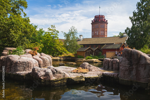 In the historic museum Skansen