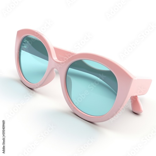 trendy sunglasses pastel colors, generative ai