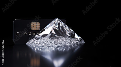 Exclusive Diamond Luxury credit card payment system