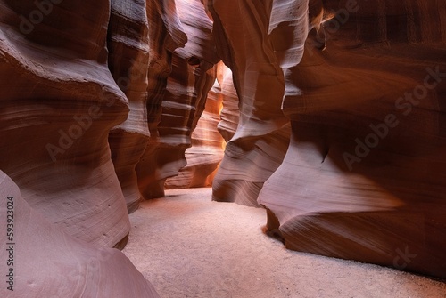 Stunning rock formation of Antelope Canyon in Arizona