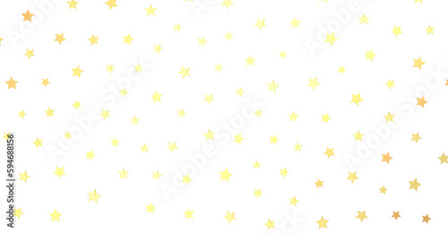 Stars - Festive christmas card. Isolated illustration white background. -