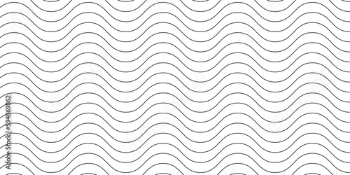 Seamless pattern with waves Abstract white paper wave background and abstract gradiant and white wave curve lines banner background design. Vector illustration. Modern template abstract design flowing