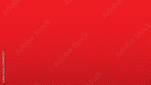 Abstract halftone background. Abstract background vector with gradient red color halftone texture, simple design banner.