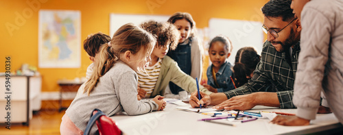 Art and creativity in an elementary school class