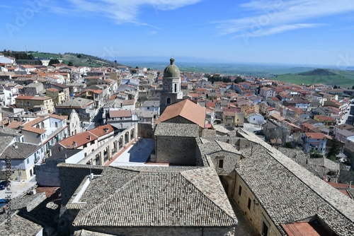 The Apulian village of Pietramontecorvino, Italy.