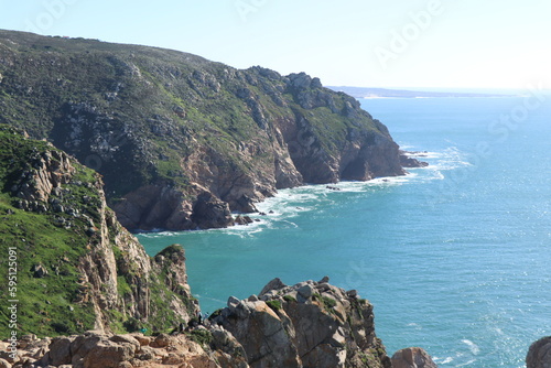 ポルトガル・ロカ岬の海岸線