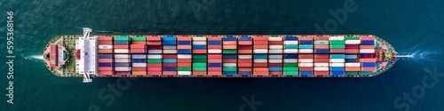 Container Ship Logistics in Open Sea