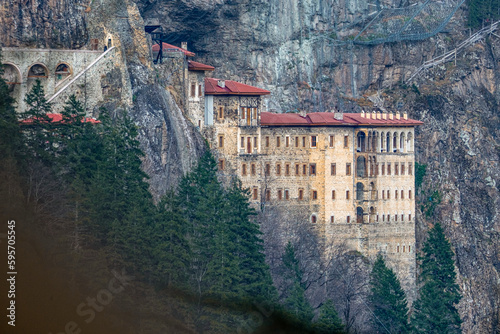 Sumela Monastery (Turkish: Sümela Manastırı) is a Greek Orthodox monastery, in the Maçka district of Trabzon Province in modern Turkey.