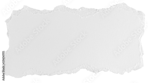 white paper on a white isolated background