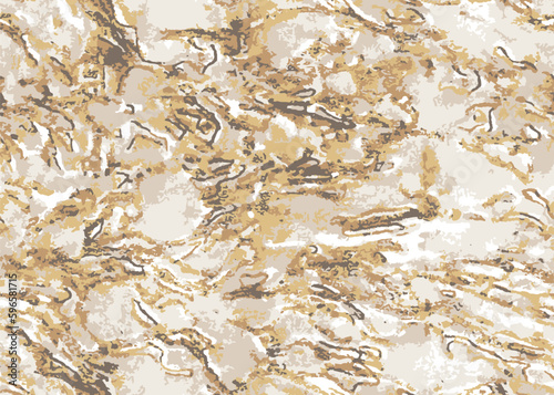  Marble texture. Seamless pattern.Seamless light brown marbling pattern vector. Traditional Turkish Ebru technique.