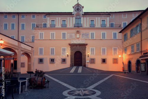 Apostolic palace in Castel Gandolfo, Rome, Italy