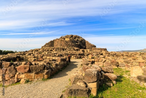 Su Nuraxi is a nuragic archaeological site in Barumini, Sardinia, Italy