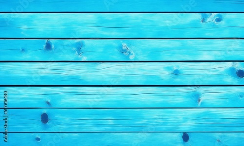 wooden planks background. Wooden texture. Blue wood texture. Wood plank background (Generative AI)