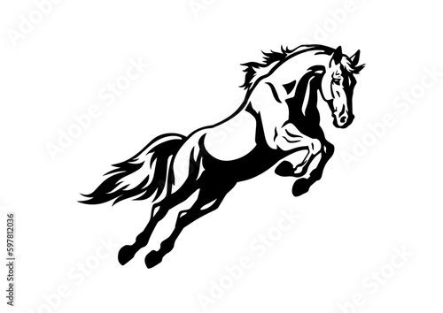 vector horse animal illustration design